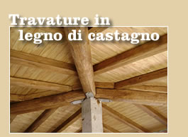 Travature in Legno di castagno
